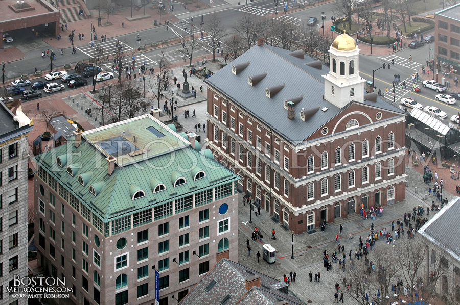 Aerial of Faneuil Hall