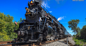 Steam Engine NKP 765 visits St. Louis area
