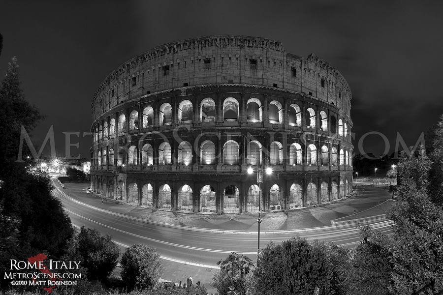 Colosseum in Black and White