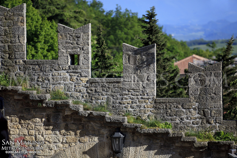 Castle Wall in San Marino