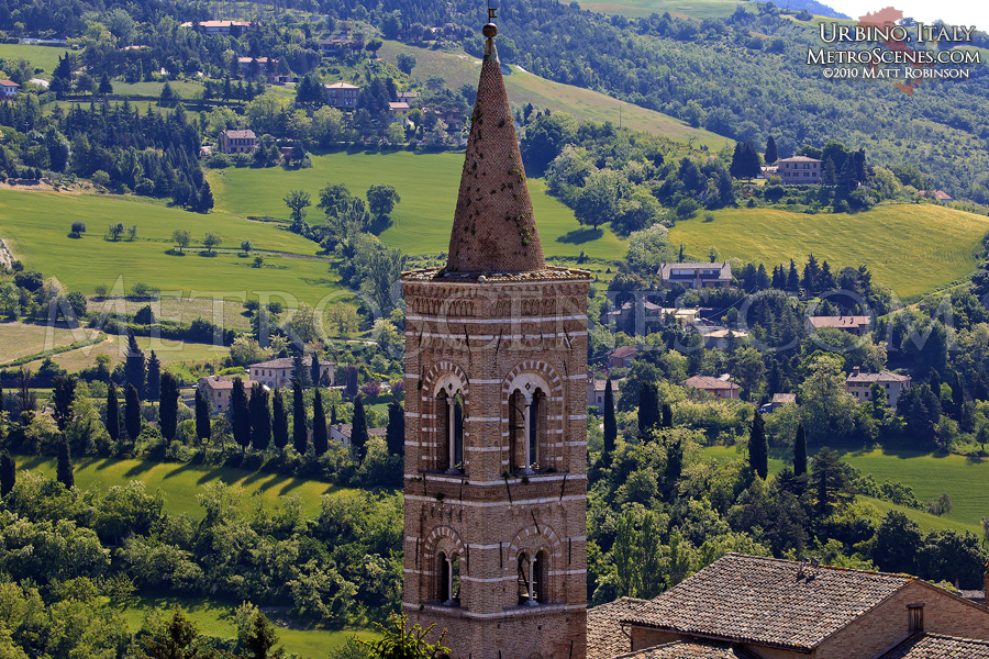 Urbino hillside and Tower