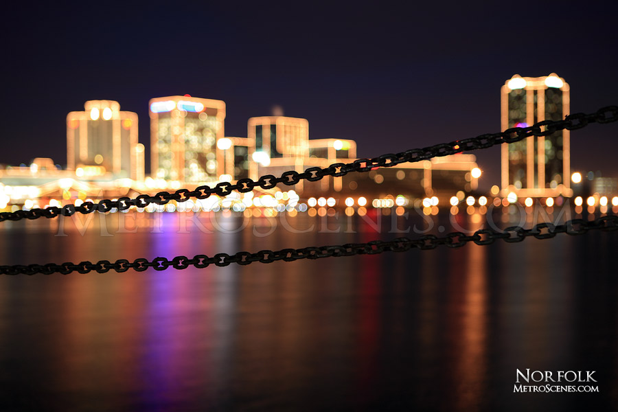 Chain with Downtown Norfolk