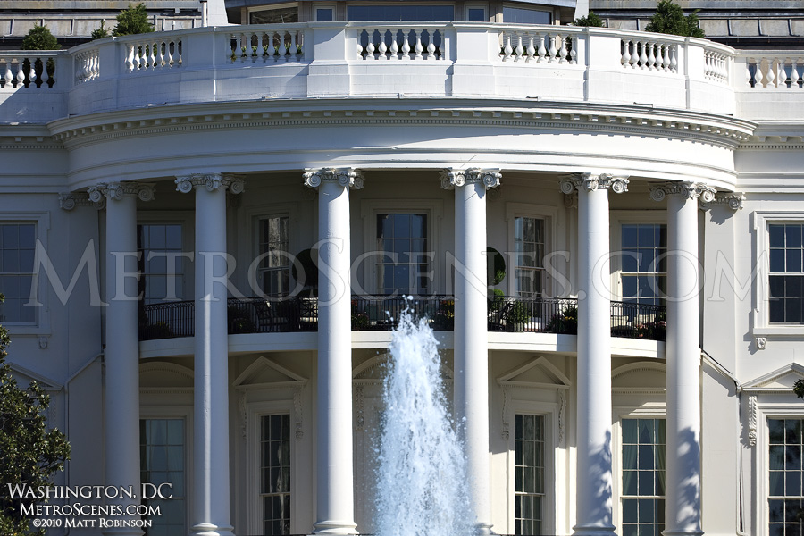 Close up of the White House