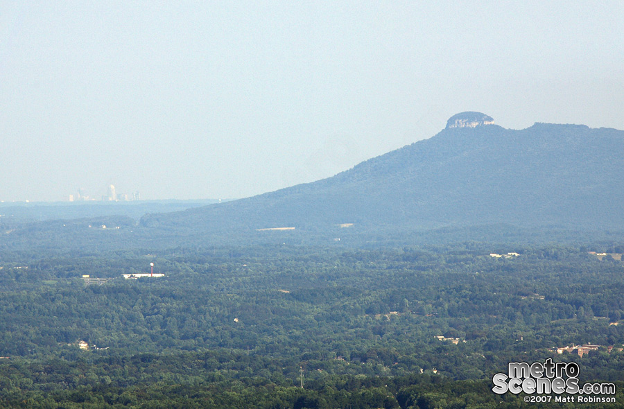 Winston Salem from nearly 50 miles away | SkyscraperCity Forum